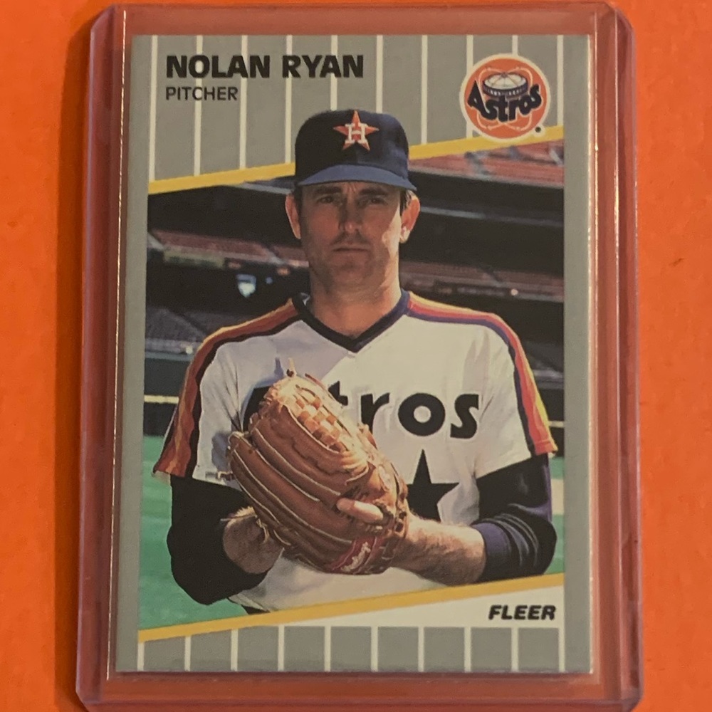 Nolan Ryan #368 1989 Fleer Baseball Trading Card